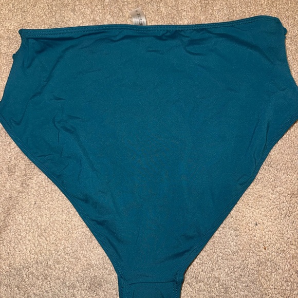 Tempt Me Teal High-Waist Bikini Bottom - Picture 3 of 3
